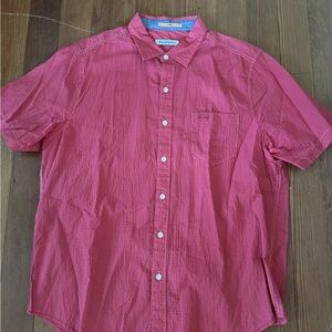 Tommy Bahama Men's Casual Red Button Down Shirt